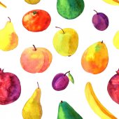 drawingfruits,drawingpainting 手绘水彩柑橘类水果